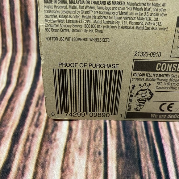 Hot Wheels 1998 Mega Graphics Series #3 of 4 Cars. Turbo Flame. - Picture 13 of 13